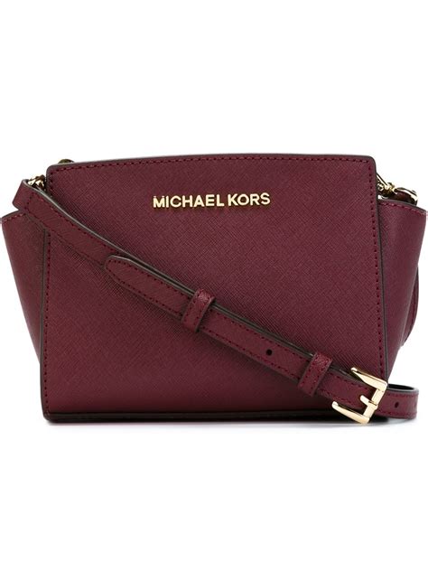 michael kors selma red bag|Michael Kors selma crossbody.